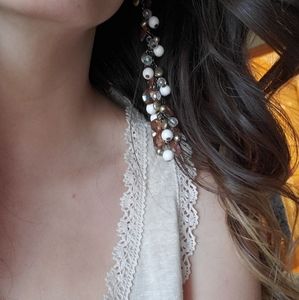 FREE Long dangle bead earings